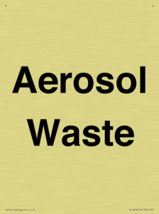 Aerosol Waste